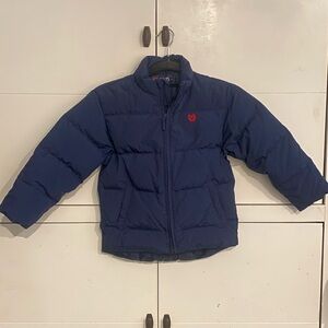 Chaps Navy Puffer Jacket for Kids